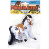 Flocked Horse kids toys In Bulk- Assorted