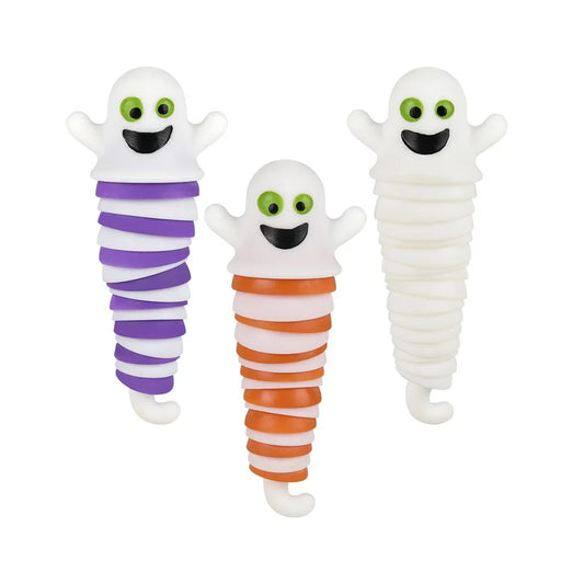 Halloween Wiggle Sensory Ghost Stocking Stuffer Kids Toys (Dozen)