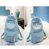 Fashion Wild Senior High School Students Solid Color Women's  Bag