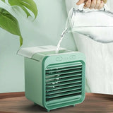 Mini Portable Air Conditioner USB Water Cooling Desktop Air Cooler Fan Humidifier Purifier Car Fan Cooling