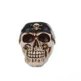 0709BAHalloween Ghost Skull Resin Skeleton Desk Ornament Living Room Sets For Home Party Halloween Decoration Accessory