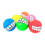 2808GP Dog Chewing Rubber Ball  Squeaky Cleaning Tooth Dog Chew Toy Home Funny Chewing Ball For Dogs Bite Resistant Pet Supplies