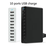 10 USB ports Quick charge Charger Station Dock with cable