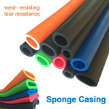 1M Sponge Handle Attachments High Density Foam Grips Cover For Gym Home Fitness Equipments Accessories Wear Resistance Tearing