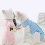 2808GP Dog Vest Clothes Puppy Recovery Suit Breathable Small Dog Surgical Recovery Suit Pets E-Collar & Cone for Male & Female Dogs