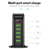 5 Port Multi USB Charger HUB with LED Display