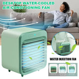 Mini Portable Air Conditioner USB Water Cooling Desktop Air Cooler Fan Humidifier Purifier Car Fan Cooling