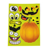 Pumpkin Jack-O-Lantern Funny Sticker For Kids In Bulk