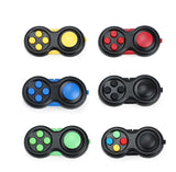 D2407TA New Premium Quality Fidget Controller Pad Game Focus Toy Smooth ABS Plastic Stress Relief Squeeze Fun Hand Hot Interactive Gift