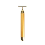 24k Gold Vibration Facial Roller Massager