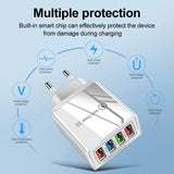 For iPhone 14 USB Charger Quick Charge 3.0 For Samsung Xiaomi mi Tablets Mobile Phone Charger Adapter EU/US Plug Fast Charging