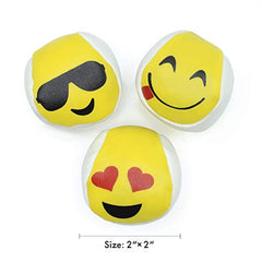 Wholesale Emoji Styles Beginners Soft Kick Balls Kids Toys