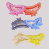 Wholesale Large Hawaiian Flowers Multi-Color Hair Claws Clips -(Sold by DZ)