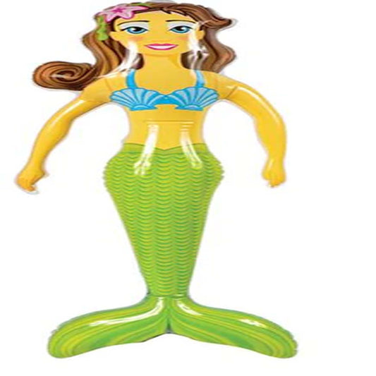 Mermaid 36-Inch Inflatable Toy in Bulk - Assorted