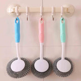 Wholesale Metal Scrubber with Handle For Kitchen Accessories