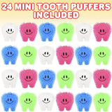 Mini Tooth Puffers kids Toys In Bulk- Assorted