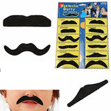 Wholesale Black Assorted Play Fake Mustaches - Instant Fun and Disguise