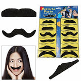 Wholesale Black Assorted Play Fake Mustaches - Instant Fun and Disguise