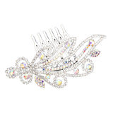 Rhinestone Leaf Design Hair Clips for Bridal