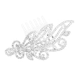 Rhinestone Leaf Design Hair Clips for Bridal