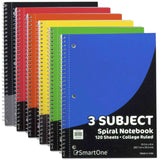 Wholesale 3 Subject Notebook