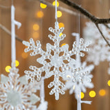 Hromeo Acrylic Snowflake Ceiling Decoration Christmas