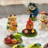 Fengshou Cute Cat Ins Decorative Resin