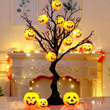 Halloween Decorations Bar Ghost Tree Pumpkin Lamp Kindergarten Board Lighting Ornaments Ghost Lamp Scene Setting Props