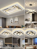 2407BA Lamp in the Living Room Modern Minimalist and Magnificent LED Ceiling Lamp Bedroom Main For Home Large Lighting Lamp Whole House Package Combination