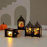 1707BA Halloween Wind Light LED Portable Pumpkin Lamp Holiday Atmosphere Creative Night Light Decoration Props Layout Small Ornaments