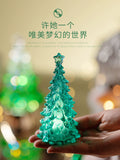 2024 New Arrival Desktop Mini Luminous Tree Christmas Tree Christmas Decoration Decoration Atmosphere Decorative Lamp Layout