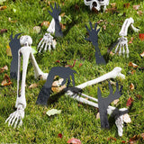 2808BA 2023 New Halloween Ghost Hand Acrylic Floor Outlet Outdoor Courtyard Inserts Garden Lawn Scene Plug-in Props