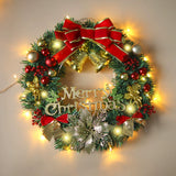 Door Hanging 50cm Encrypted Rattan Christmas Decorations