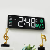 New Style Minimalist Large Screen Digital Wall Clock Wall Clocks Modern Led Positive Countdown Digital Luminous Living Room Clock