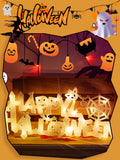 Halloween Pumpkin Lamp Scene Theme Layout Atmosphere Scene Party Supplies Wall Decorations Toy Decoration Background