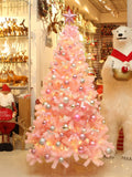 1.5/1.8 M Pink Christmas Tree Set For Home Cherry Blossom Gradient Christmas Decoration Ins Style TikTok Red Tree