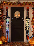 0709BA New Halloween Party Decoration Luminous Skull Ghost Pumpkin Haunted House Bar Scenic Spot Courtyard Scene Layout