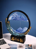 Beihan Beautiful Style Quicksand Painting Hourglass Decoration Home Living Room Office Decorations Housewarming Gifts