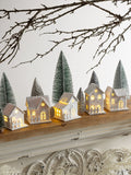 Winter Landscape Led Small House Desktop Decoration Christmas