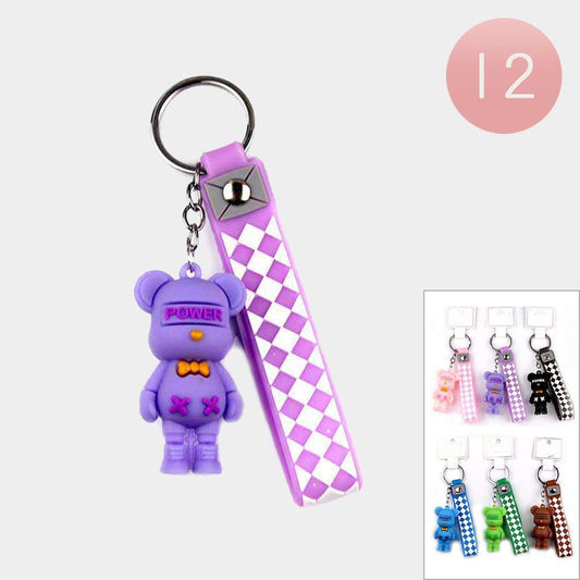 Soft Bear Keychains (Sold By Dozen=$23.88)