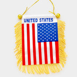 American Flag Banners with Suctions