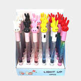 Bunny Lights Up Ball Pens (Sold By 24 Pcs=$29.99)