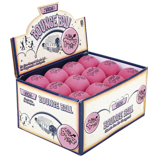 Pink Hi-Bounce Ball kids toys (Sold by Dozen)
