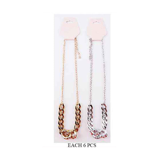 Metal Chain Necklaces (1 Dozen=$14.99)