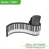 Roll Up Piano Portable Electronic Piano with 61 Key