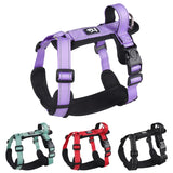 2307GP Anti-Escape Dog Harness with Handle Reflective Nylon Dog Harness Vest for Small Medium Dogs French Bulldog Walking Pet Supplies