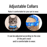 2307GP 1pc Cute Bell Collar For Cats Dog Collar Teddy Bomei Dog Cartoon Funny Footprint Collars Pet Bell Collar Home Pet Supplies