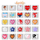 Hapiship Romantic Colour Heart Star Flwoer Tai Chi Italian