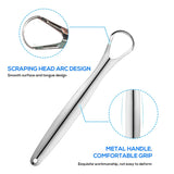 Premium 1pcs/3pcs Metal Tongue Scraper Cleaner for Adults & Kids, Portable Stainless Steel Tongue Scrapers Brushes for Removing