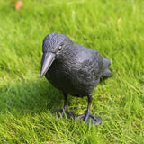 Decoracion Simulation Black Crow Raven Bird Repellent Pest Control Pigeon Repellent Garden Decoration Outdoor